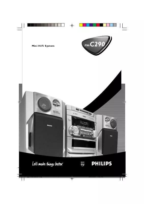 Mode d'emploi PHILIPS FW-C290