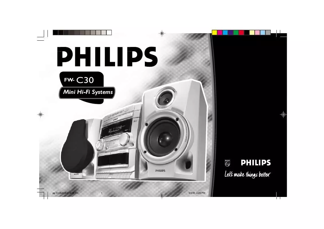 Mode d'emploi PHILIPS FW-C30-21M