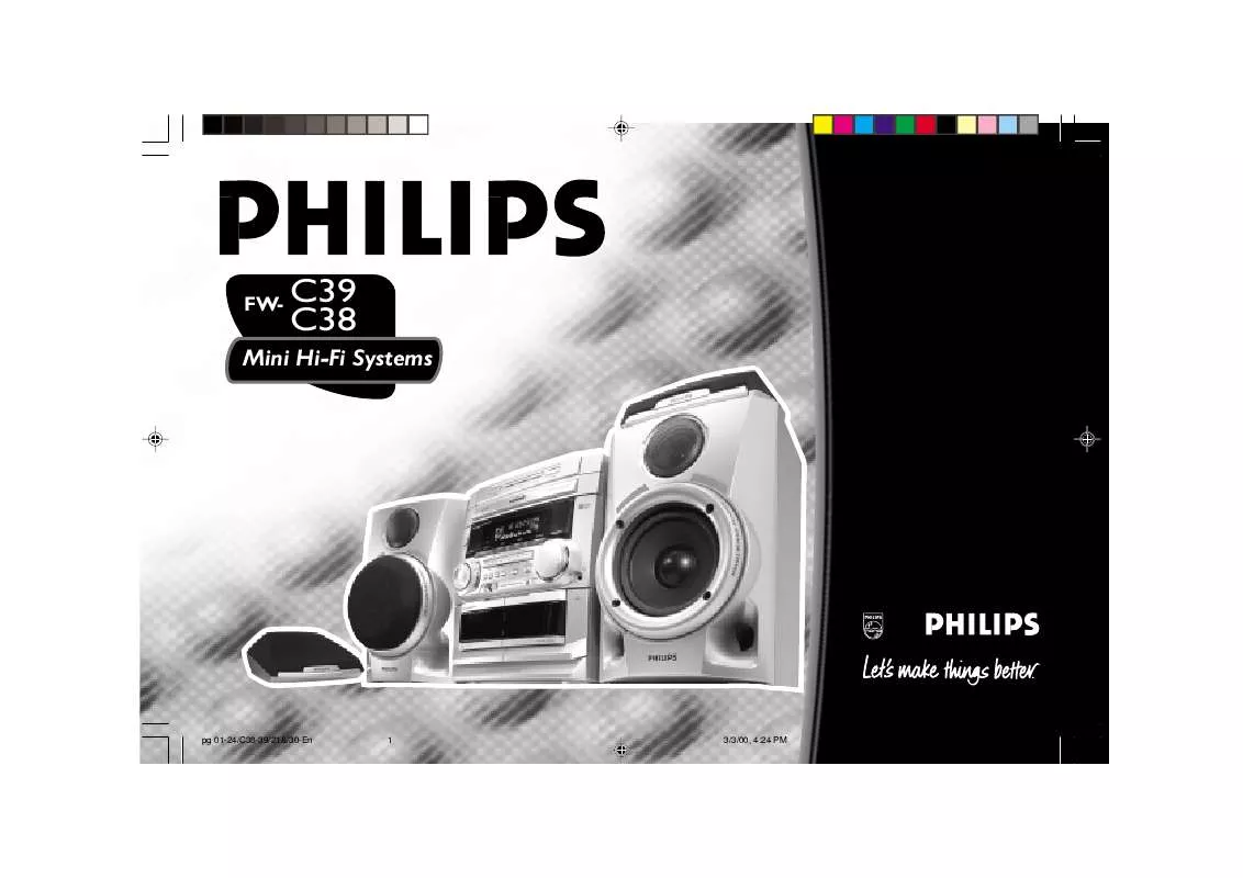 Mode d'emploi PHILIPS FW-C38-21M