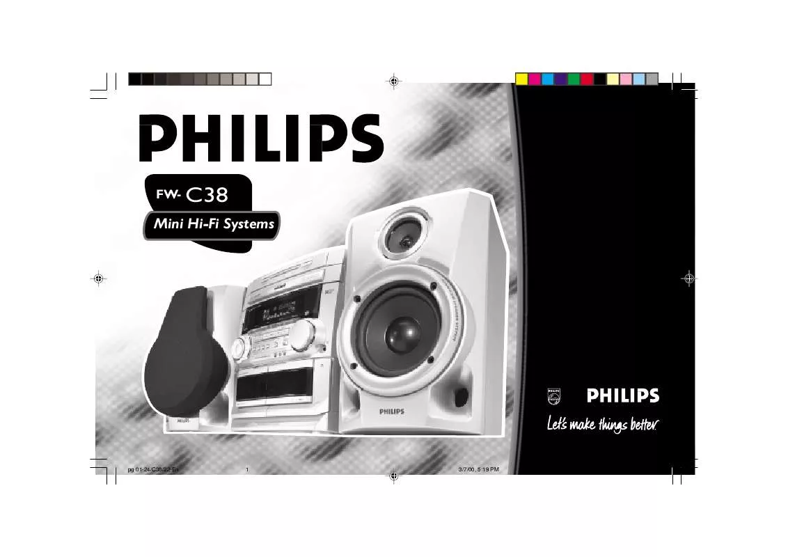 Mode d'emploi PHILIPS FW-C38