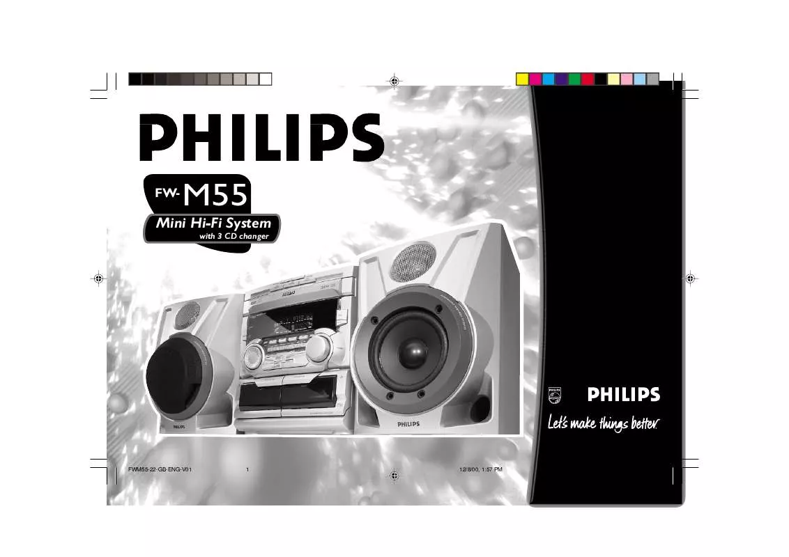 Mode d'emploi PHILIPS FW-M55