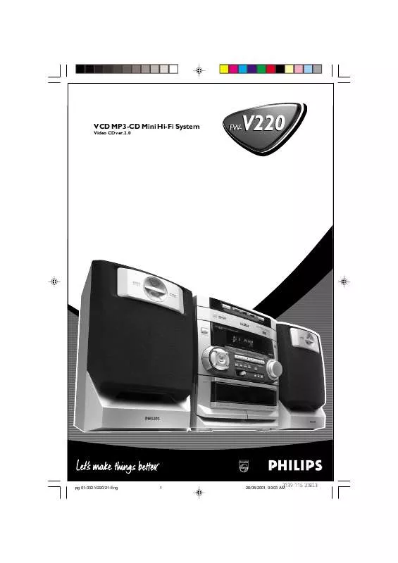 Mode d'emploi PHILIPS FW-V220-21M