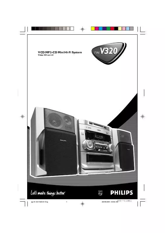 Mode d'emploi PHILIPS FW-V320-21M