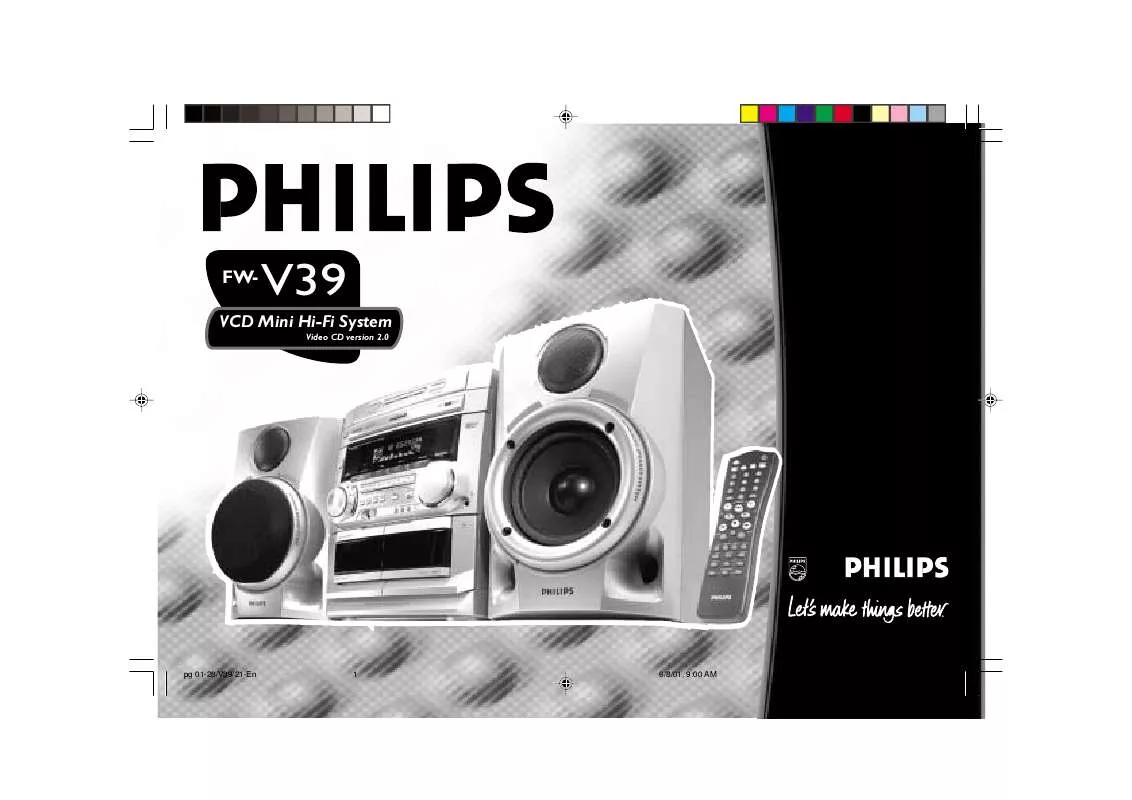 Mode d'emploi PHILIPS FW-V39-21M