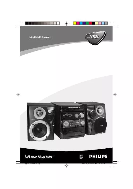 Mode d'emploi PHILIPS FW-V520-21M