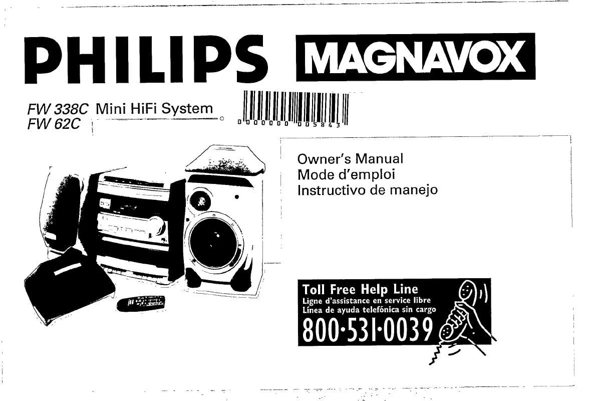 Mode d'emploi PHILIPS FW338C