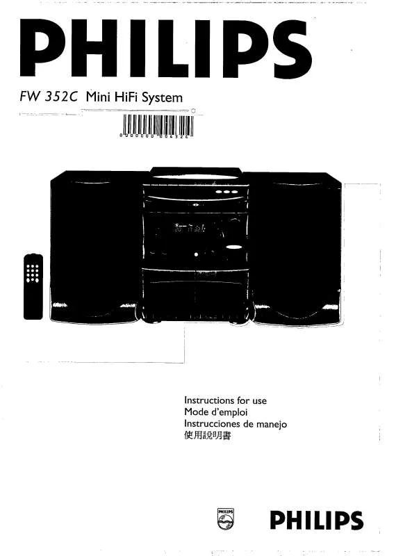 Mode d'emploi PHILIPS FW352C