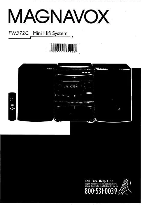 Mode d'emploi PHILIPS FW372C/25P