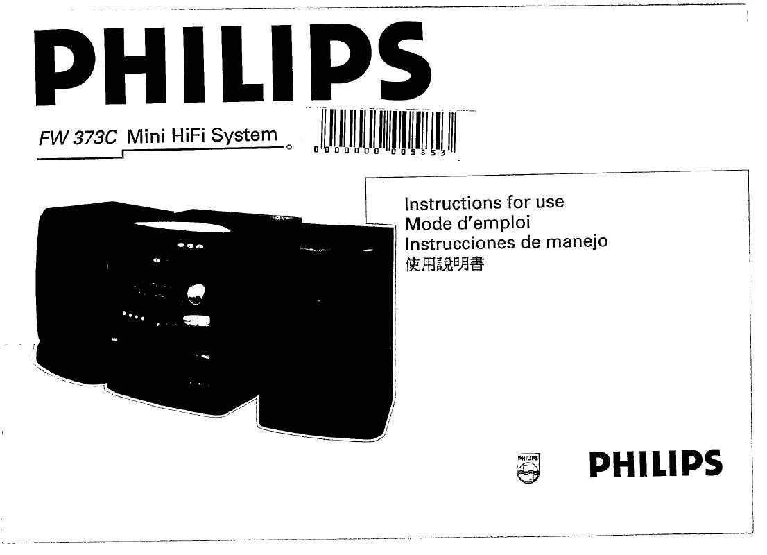 Mode d'emploi PHILIPS FW373C