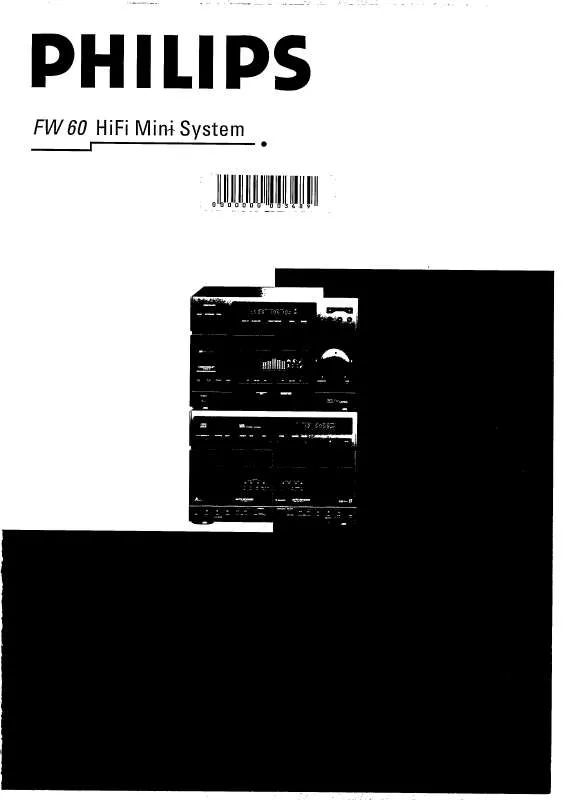 Mode d'emploi PHILIPS FW60