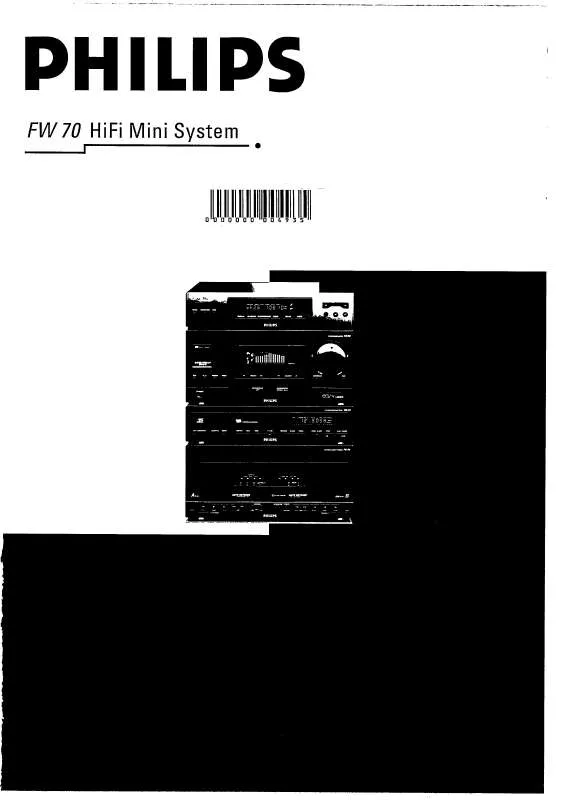 Mode d'emploi PHILIPS FW70