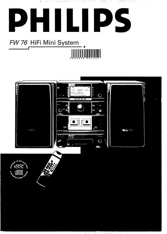 Mode d'emploi PHILIPS FW76/22B