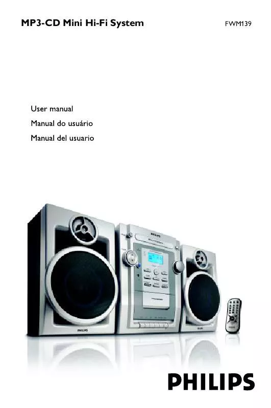 Mode d'emploi PHILIPS FWM139