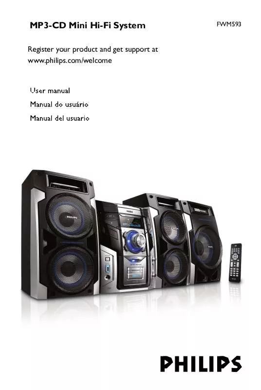 Mode d'emploi PHILIPS FWM593