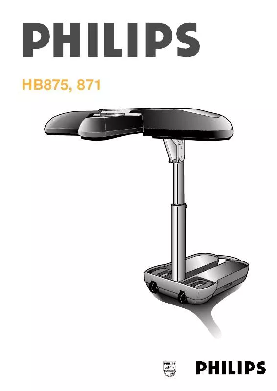 Mode d'emploi PHILIPS HB871