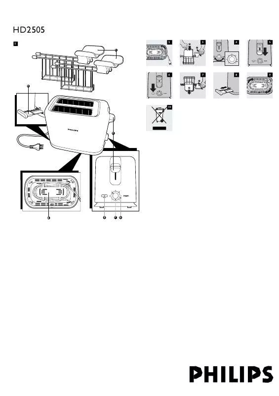 Mode d'emploi PHILIPS HD2505