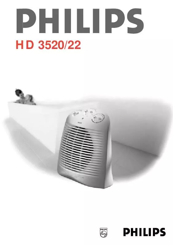 Mode d'emploi PHILIPS HD3520