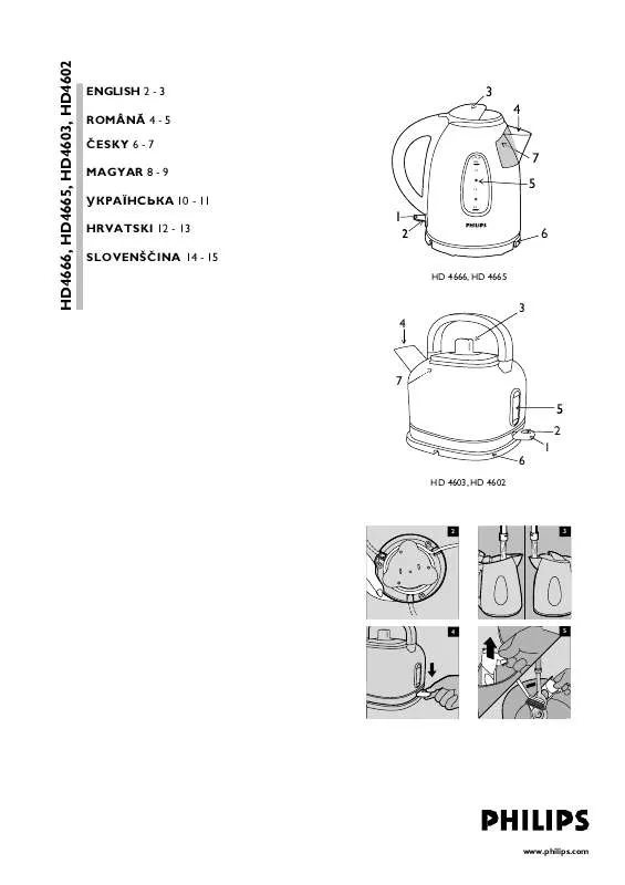 Mode d'emploi PHILIPS HD 4603