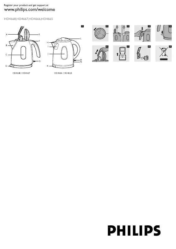 Mode d'emploi PHILIPS HD4665