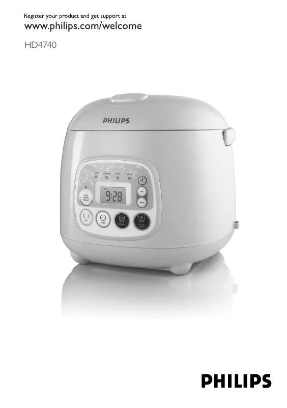 Mode d'emploi PHILIPS HD4740