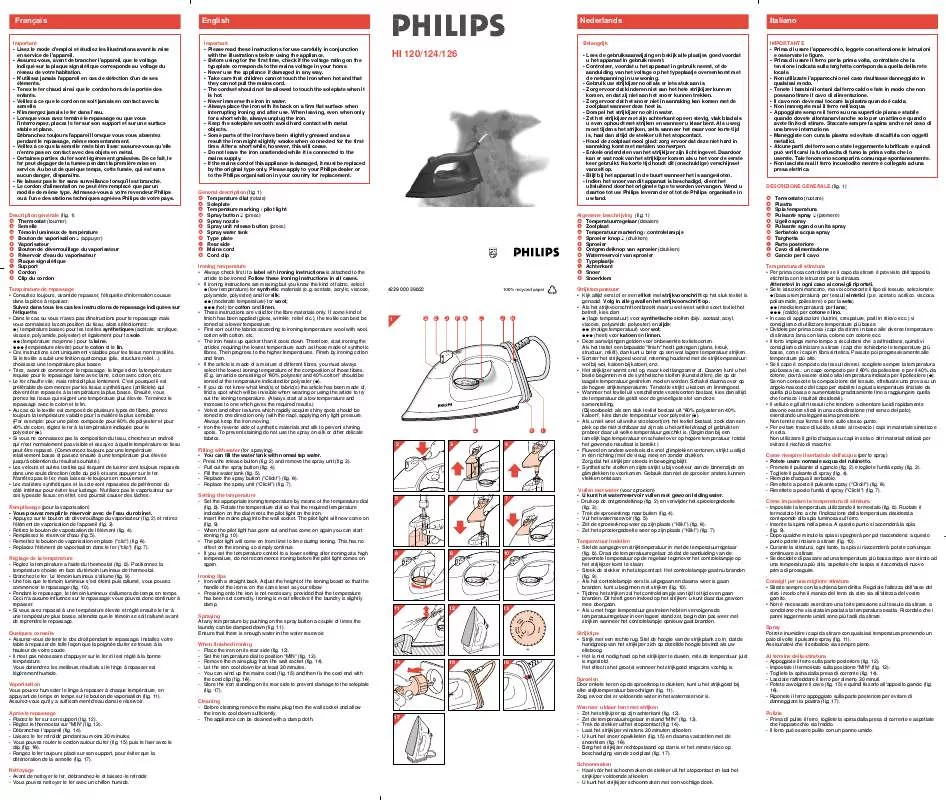 Mode d'emploi PHILIPS HI120