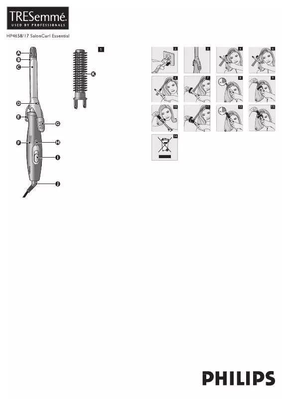 Mode d'emploi PHILIPS HP4658