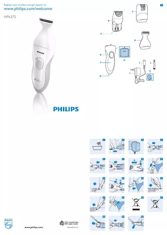 Mode d'emploi PHILIPS HP-6375