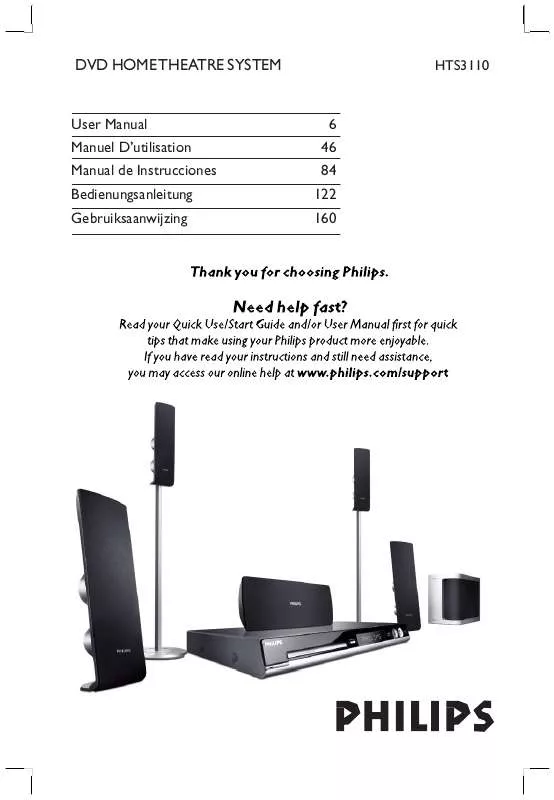 Mode d'emploi PHILIPS HTS3110