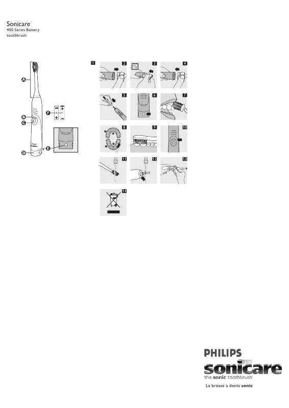 Mode d'emploi PHILIPS HX-6432