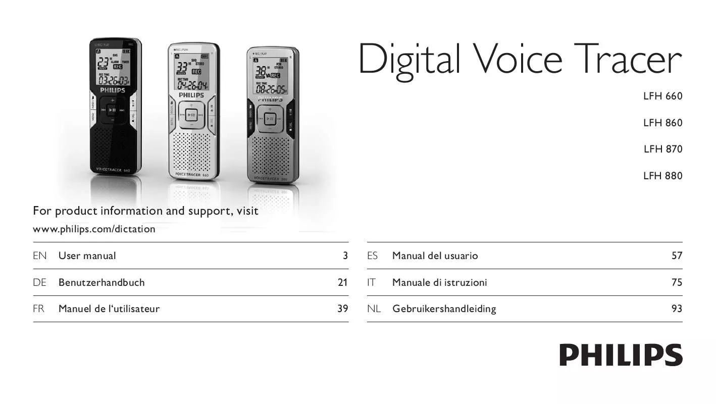 Mode d'emploi PHILIPS LFH0660