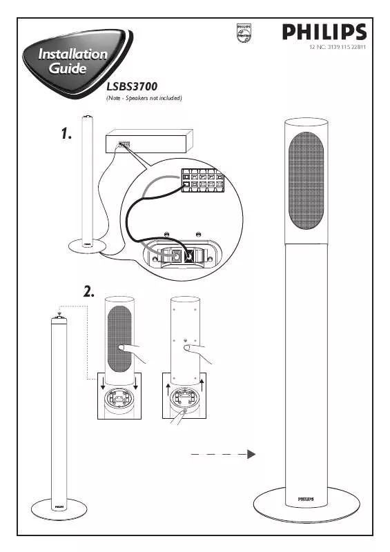 Mode d'emploi PHILIPS LSBS3700