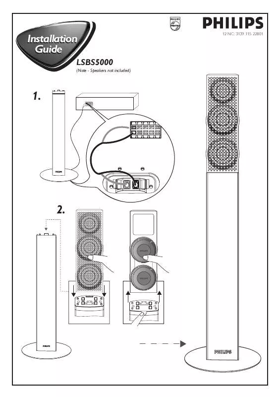 Mode d'emploi PHILIPS LSBS5000