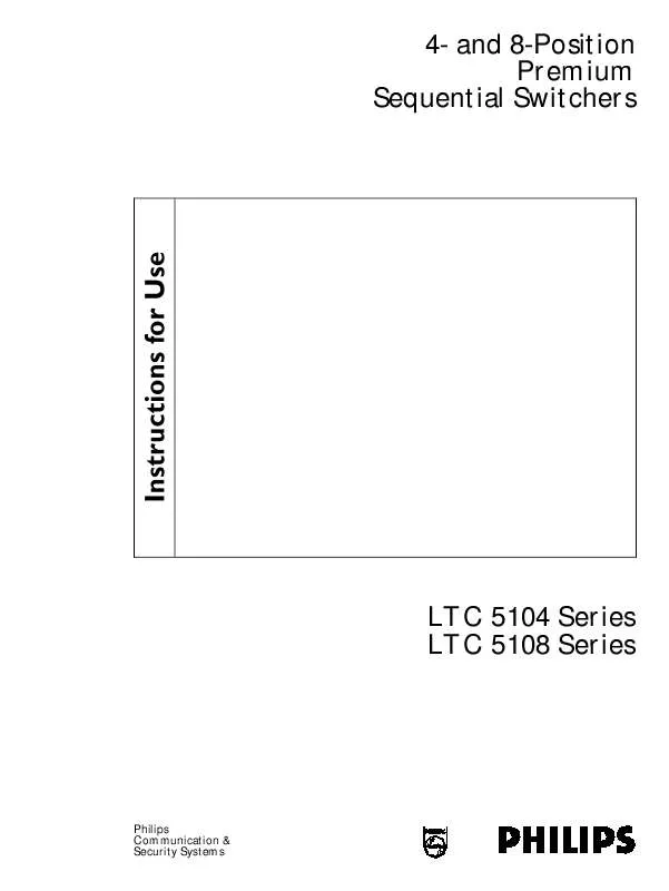 Mode d'emploi PHILIPS LTC5104