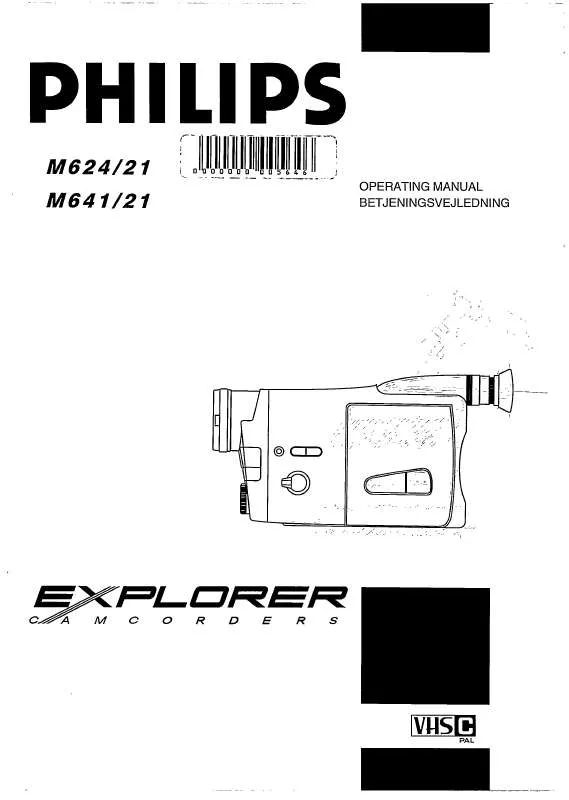 Mode d'emploi PHILIPS M624