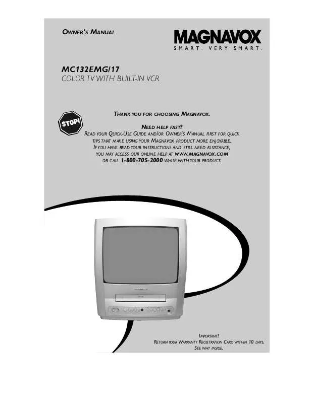 Mode d'emploi PHILIPS MC132EMG