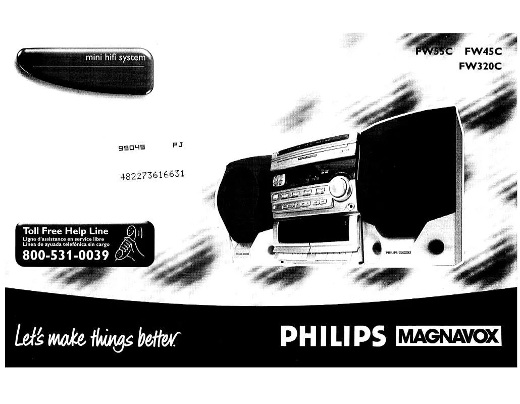 Mode d'emploi PHILIPS MINI SYSTEM FW320C