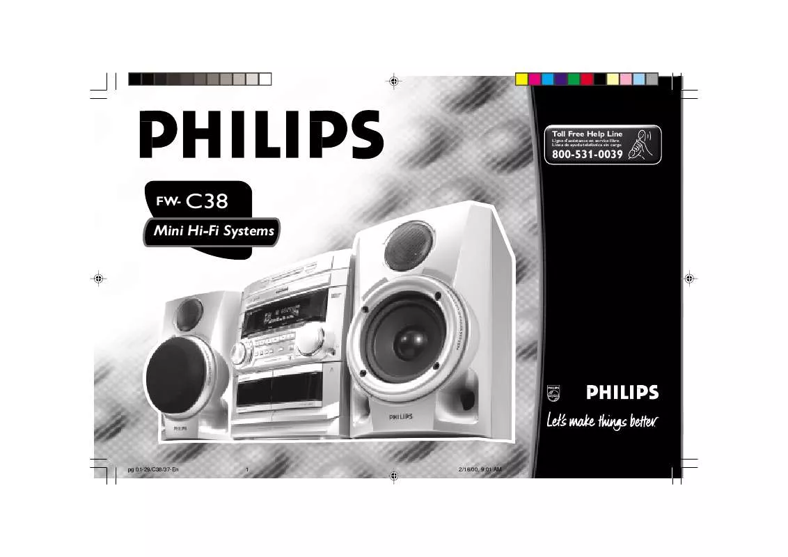 Mode d'emploi PHILIPS MINI SYSTEMS FWC38C