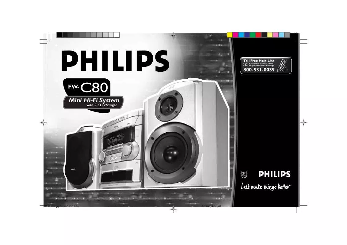 Mode d'emploi PHILIPS MINI SYSTEMS FWC80C