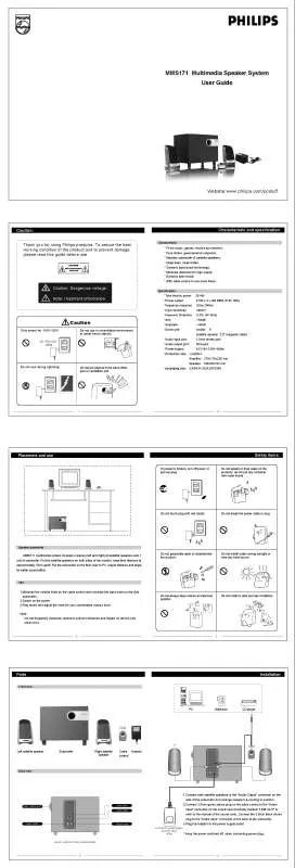 Mode d'emploi PHILIPS MMS171