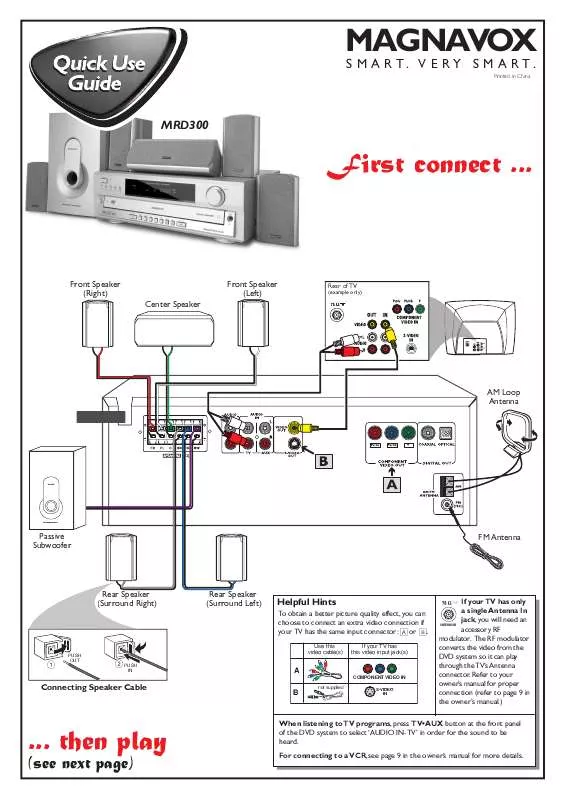 Mode d'emploi PHILIPS MRD300