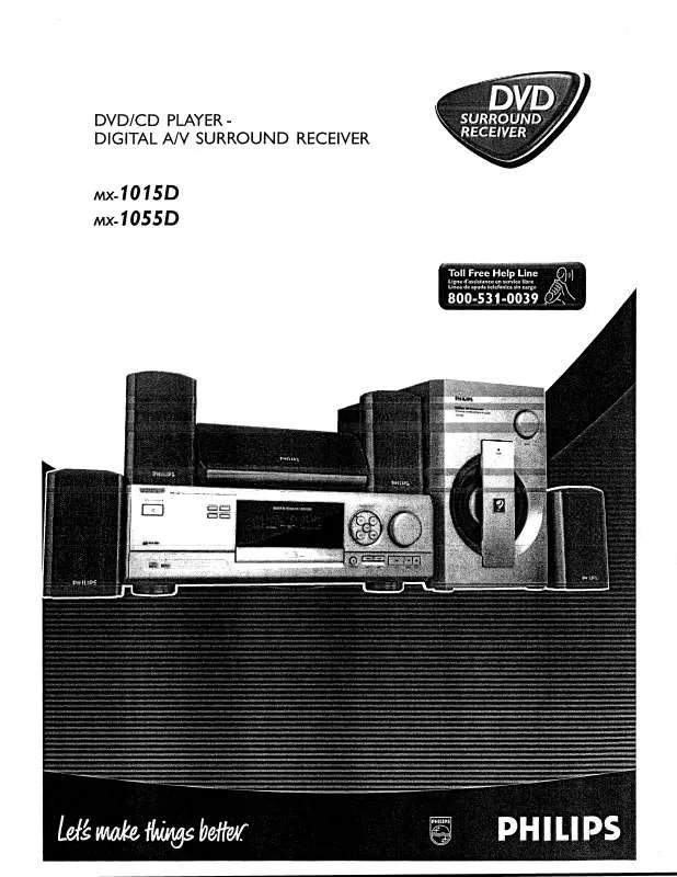 Mode d'emploi PHILIPS MX1015D37