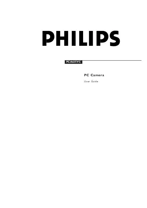 Mode d'emploi PHILIPS PCA635VC