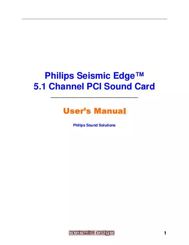 Mode d'emploi PHILIPS PSC705