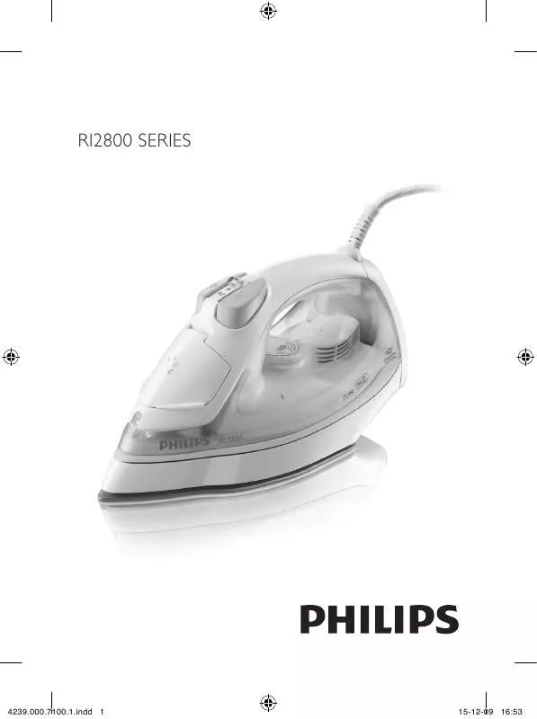 Mode d'emploi PHILIPS RI2830