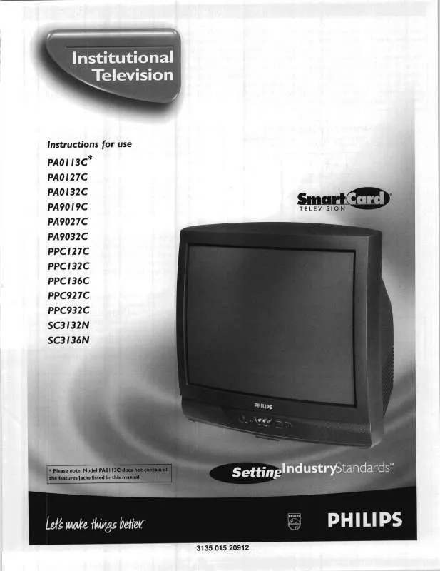 Mode d'emploi PHILIPS SC3132N