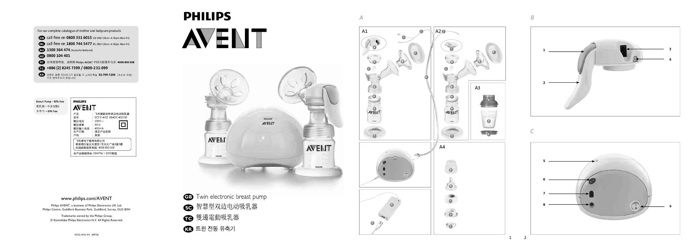 Mode d'emploi PHILIPS SCF-314