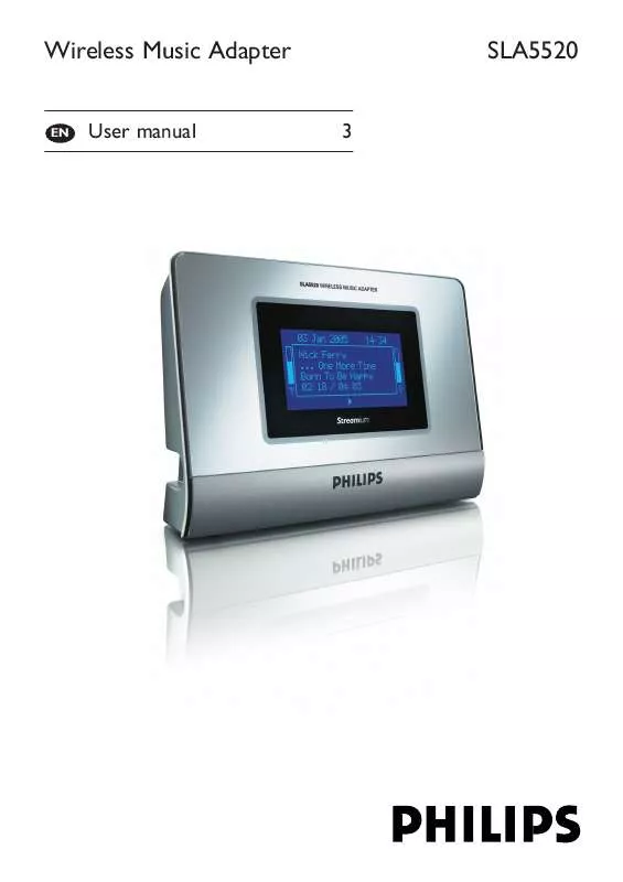 Mode d'emploi PHILIPS SLA5520