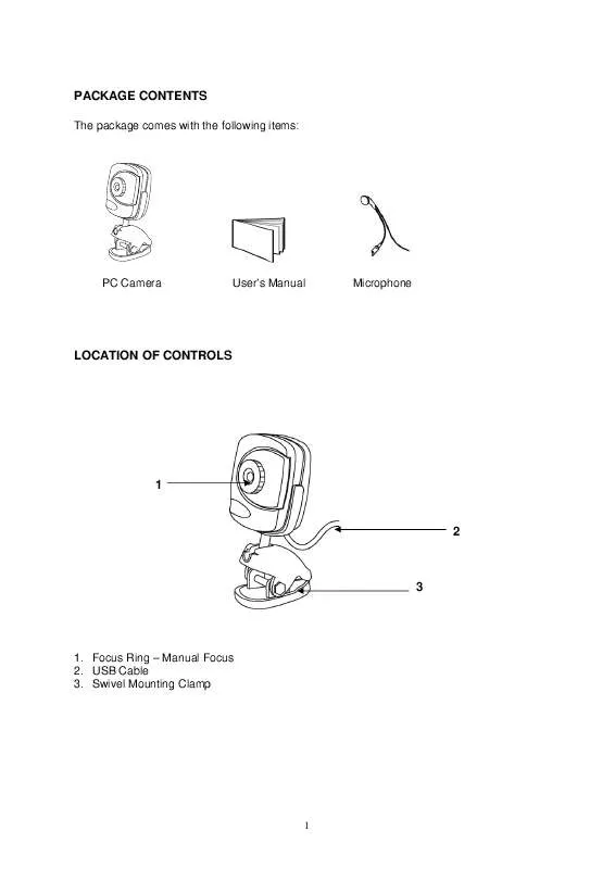 Mode d'emploi PHILIPS SPC110NC