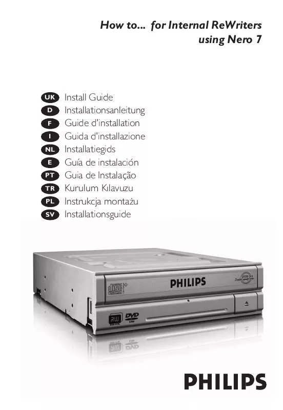 Mode d'emploi PHILIPS SPD1100BD