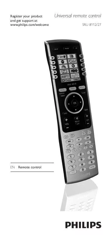 Mode d'emploi PHILIPS SRU8112